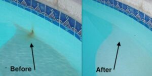 Swimming Pool Liner Leak