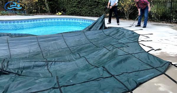 securing your above ground pool for winter months 